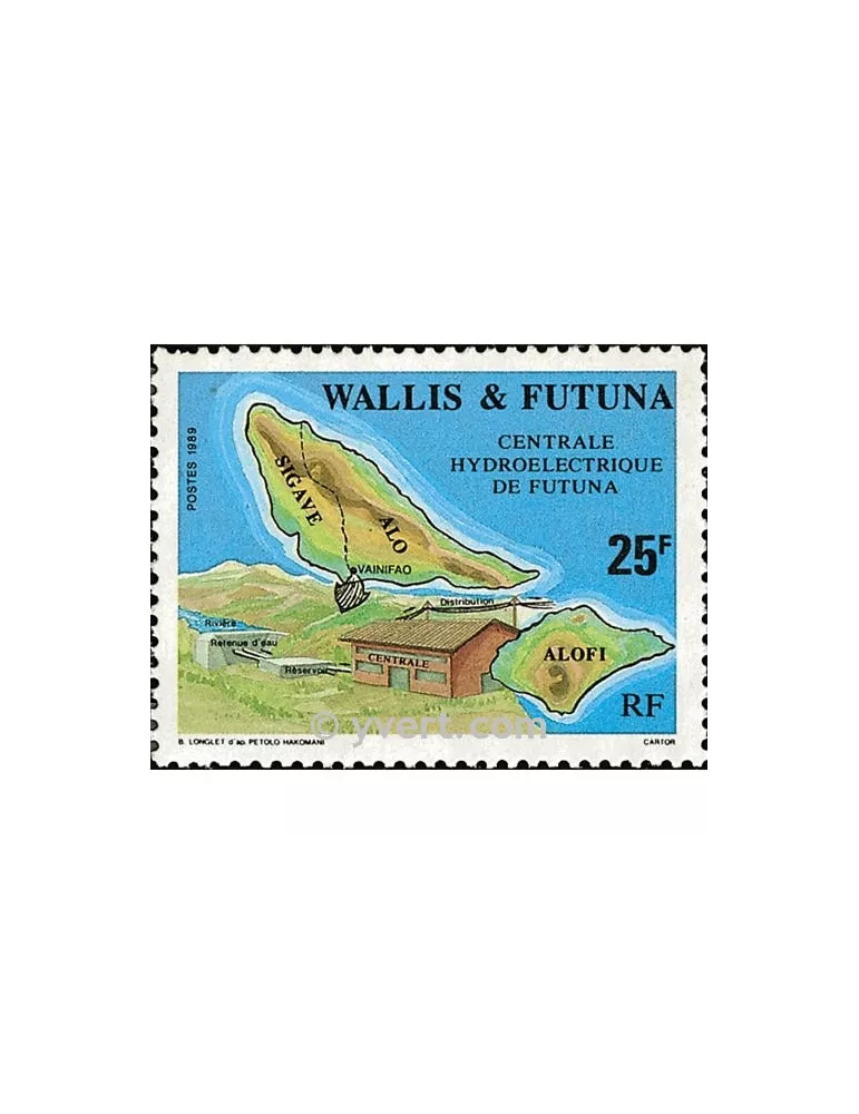 n° 386 - Timbre Wallis et Futuna Poste