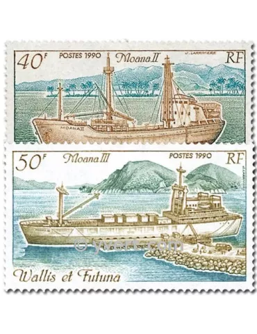 n° 400/401 - Timbre Wallis et Futuna Poste 2