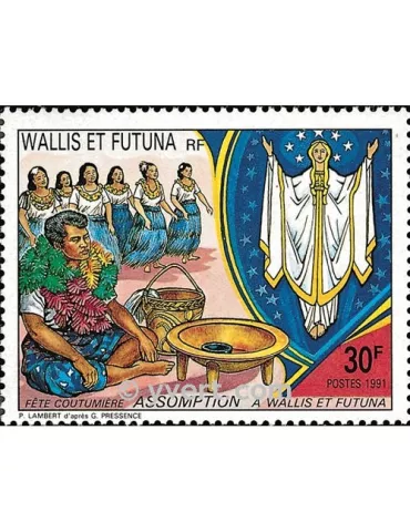 n° 415 - Timbre Wallis et Futuna Poste 2