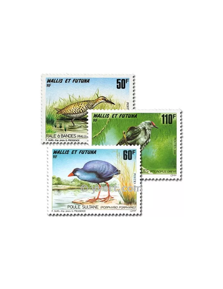 n° 446/448 - Timbre Wallis et Futuna Poste