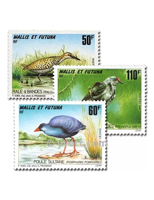 n° 446/448 - Timbre Wallis et Futuna Poste