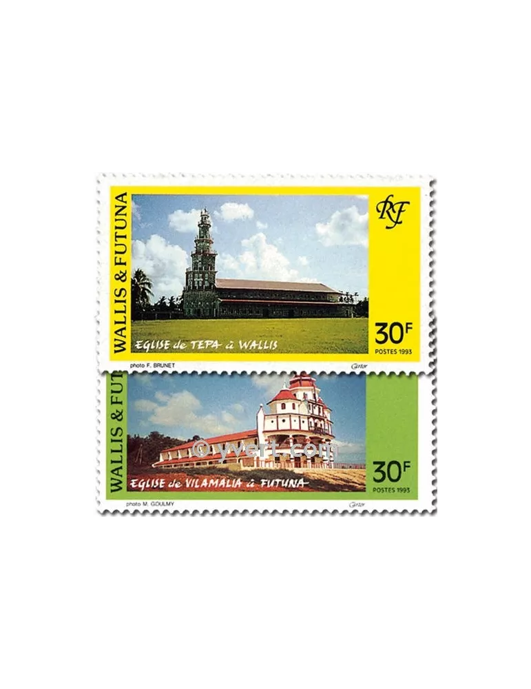 n° 455/456 - Timbre Wallis et Futuna Poste