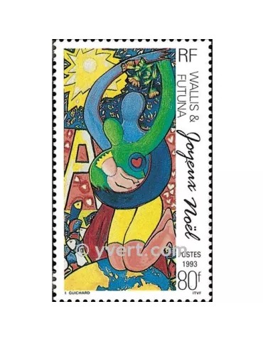 n° 461 - Timbre Wallis et Futuna Poste 2