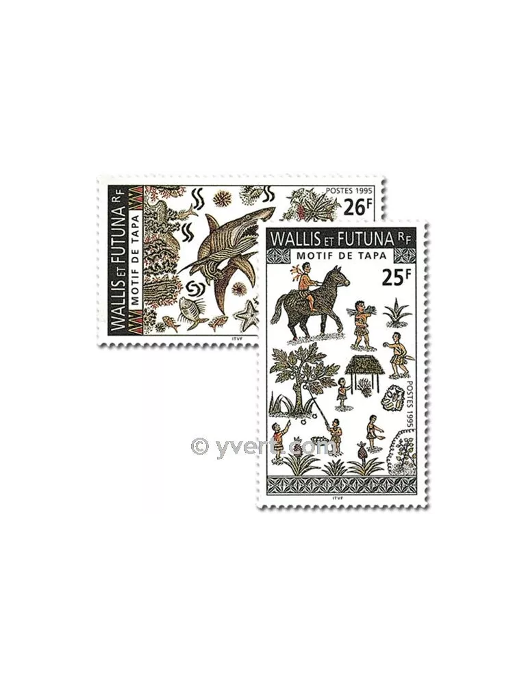 n° 483/484 - Timbre Wallis et Futuna Poste