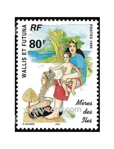 n° 485 - Timbre Wallis et Futuna Poste 2