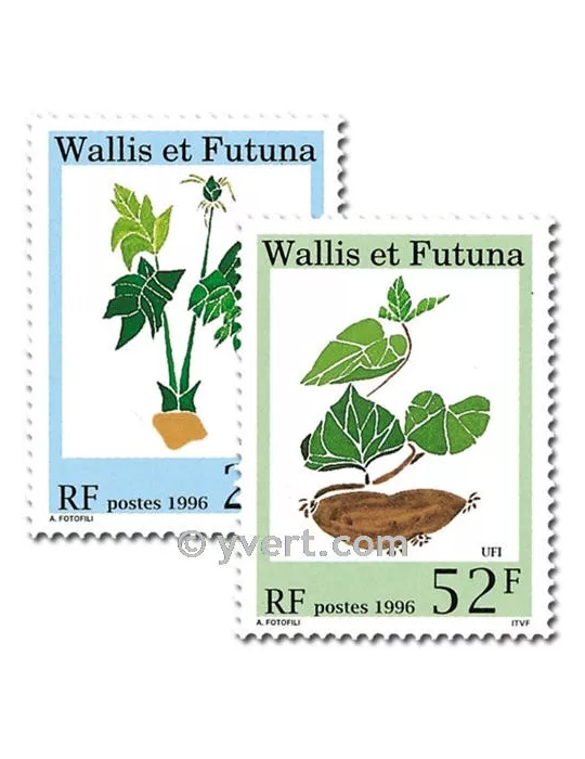 n° 487/488 - Timbre Wallis et Futuna Poste