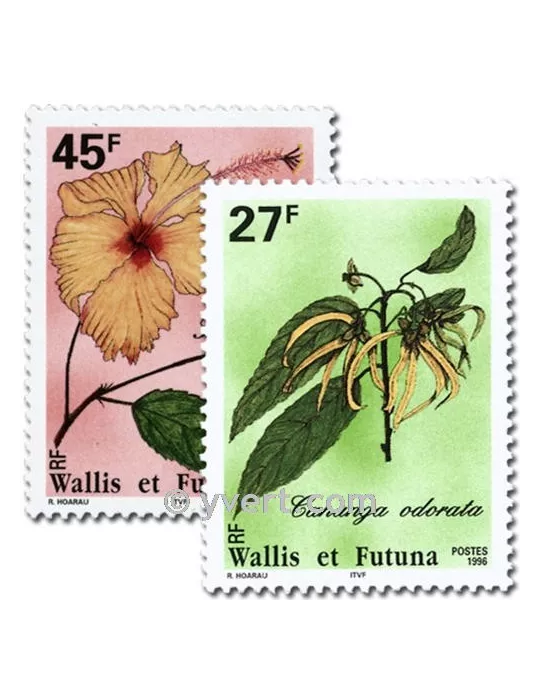 n° 489/490 - Timbre Wallis et Futuna Poste