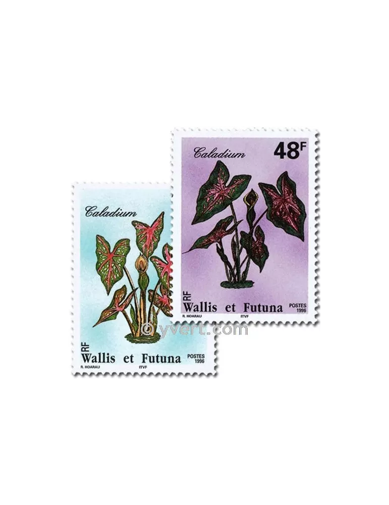n° 493/494 - Timbre Wallis et Futuna Poste