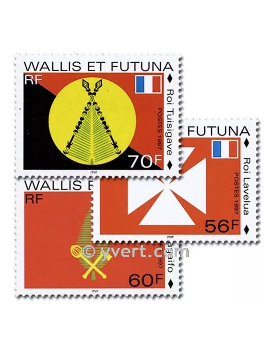 n° 498/500 - Timbre Wallis et Futuna Poste