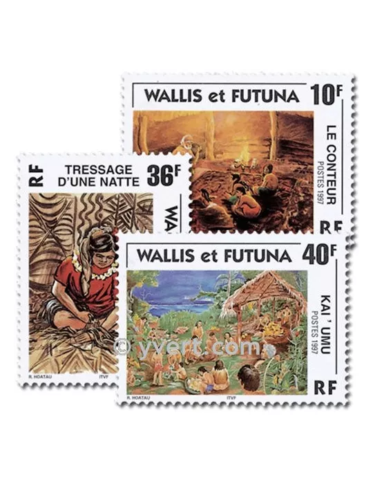 n° 502/504 - Timbre Wallis et Futuna Poste