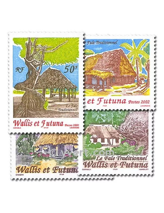 n° 571/574 - Timbre Wallis et Futuna Poste