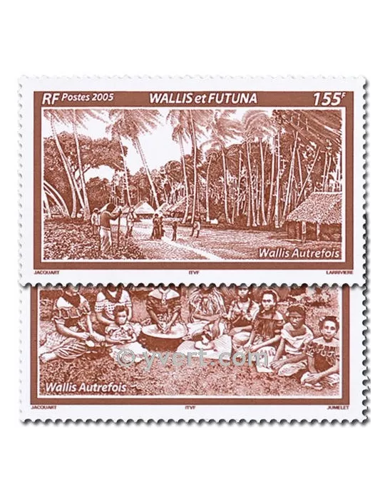 n° 643/644 - Timbre Wallis et Futuna Poste