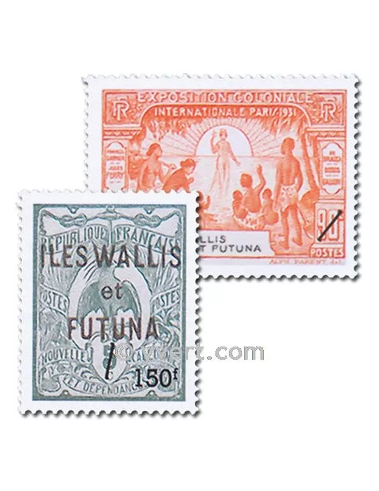 n° 649/650 - Timbre Wallis et Futuna Poste
