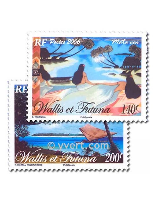 n° 658/659 - Timbre Wallis et Futuna Poste