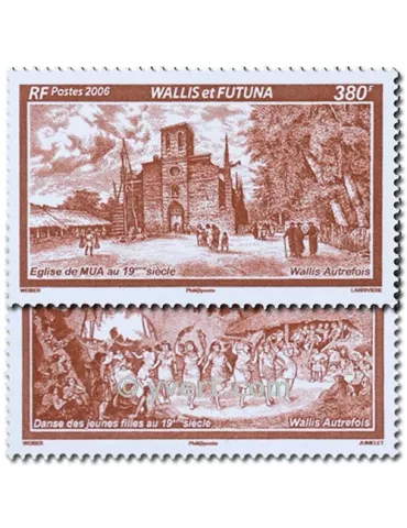 n° 660/661 - Timbre Wallis et Futuna Poste 2