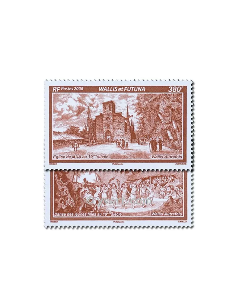 n° 660/661 - Timbre Wallis et Futuna Poste