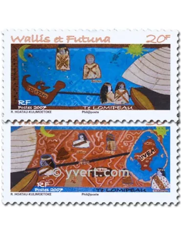 n° 683/684 - Timbre Wallis et Futuna Poste 2