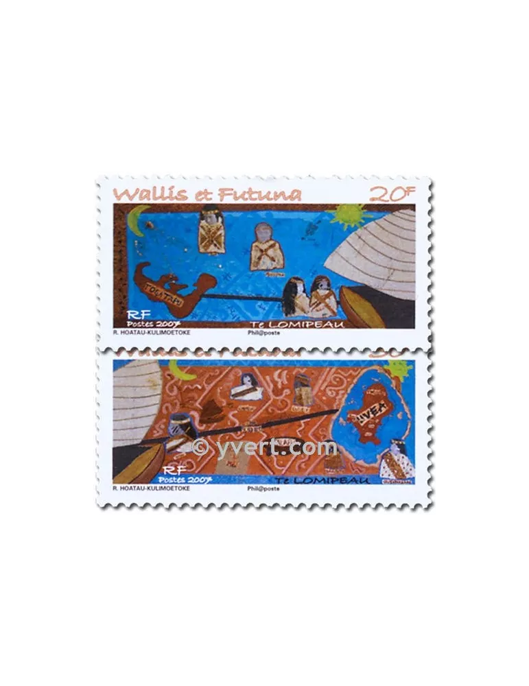 n° 683/684 - Timbre Wallis et Futuna Poste
