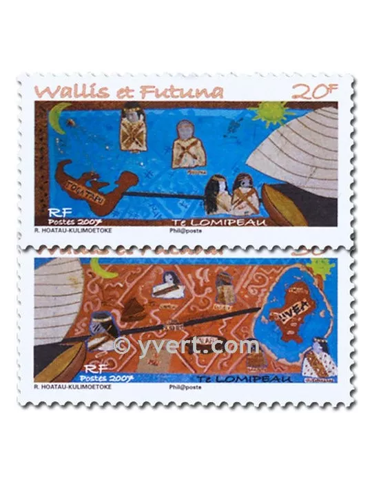 n° 683/684 - Timbre Wallis et Futuna Poste