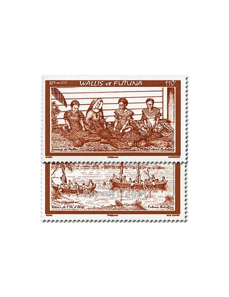 n° 697/698 - Timbre Wallis et Futuna Poste