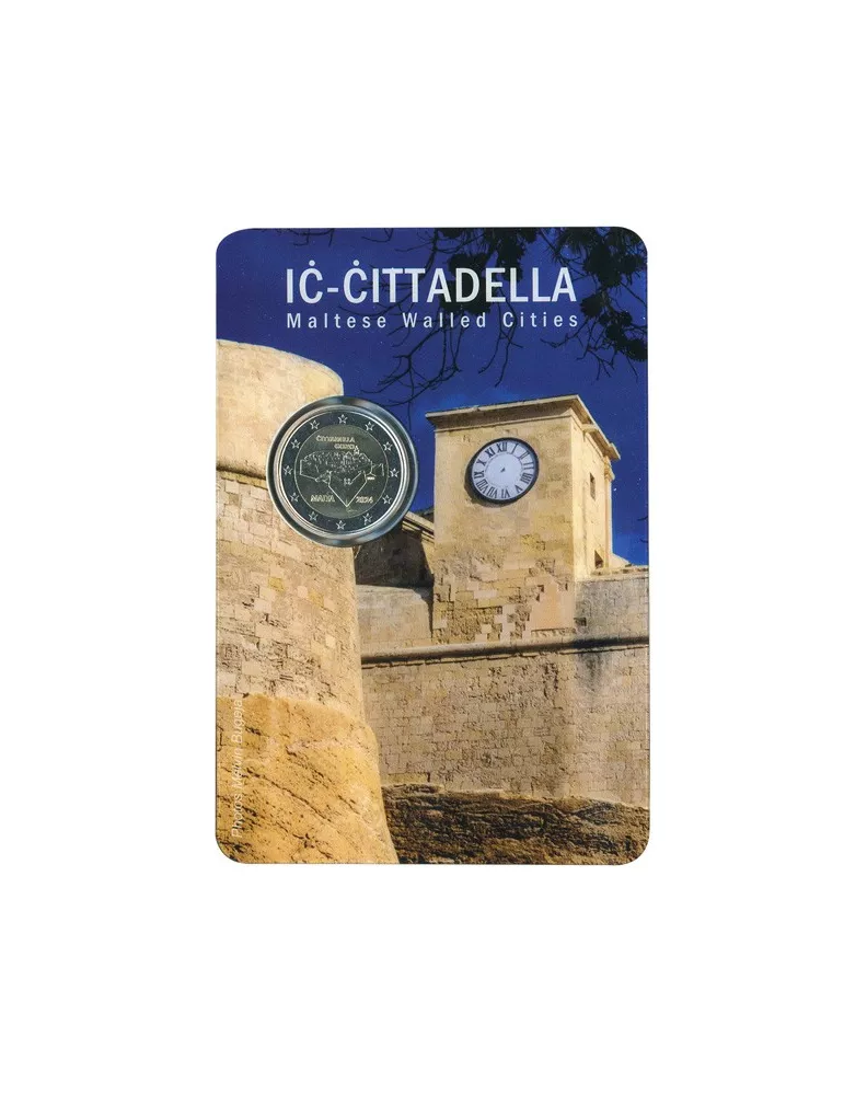 BU : 2 EURO COMMEMORATIVE 2024 : MALTE (Citadelle de Gozo)