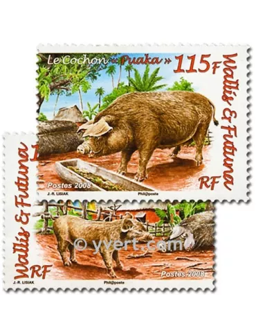 n° 709/710 - Timbre Wallis et Futuna Poste 2