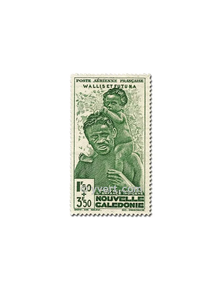 n° 1/2 - Timbre Wallis et Futuna Poste aérienne