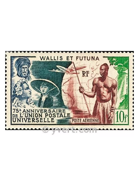 n° 11 - Timbre Wallis et Futuna Poste aérienne