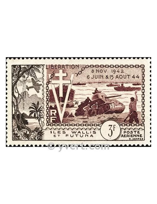 n° 14 - Timbre Wallis et Futuna Poste aérienne