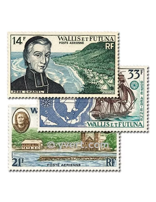 n° 15/17 - Timbre Wallis et Futuna Poste aérienne