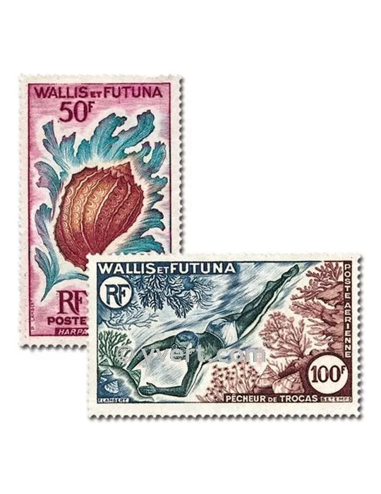 n° 18/19 - Timbre Wallis et Futuna Poste aérienne