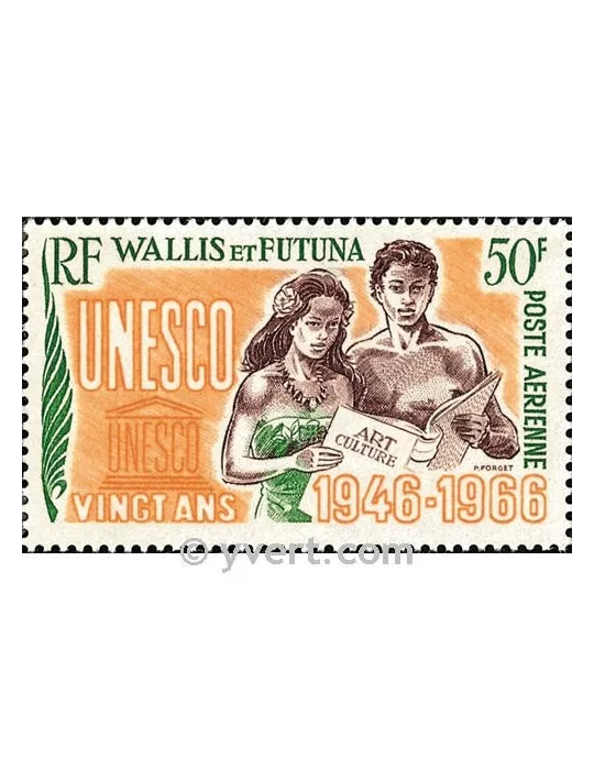 n° 28 - Timbre Wallis et Futuna Poste aérienne