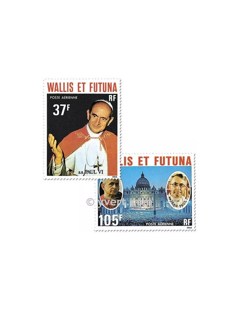 n° 86/88 - Timbre Wallis et Futuna Poste aérienne