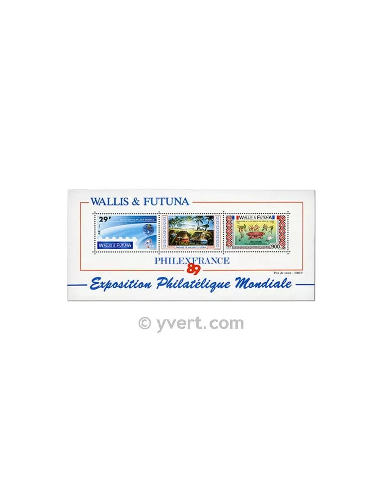 n° 4 - Timbre Wallis et Futuna Bloc et feuillets