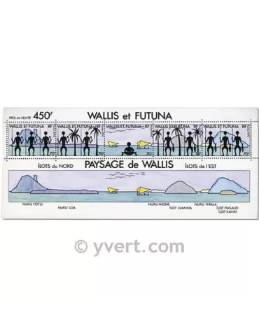 n° 6 - Timbre Wallis et Futuna Bloc et feuillets 2