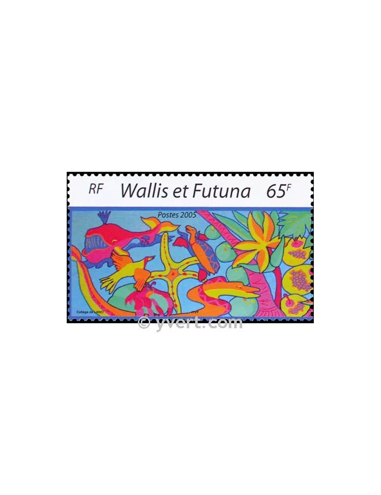 n° 19 - Timbre Wallis et Futuna Bloc et feuillets