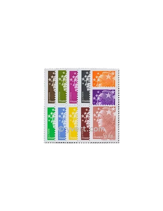 n° 208/218 - Timbre France Autoadhésifs