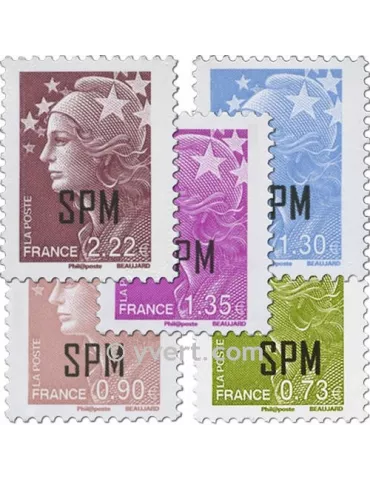 n° 967/971 - Timbre Saint-Pierre et Miquelon Poste 2