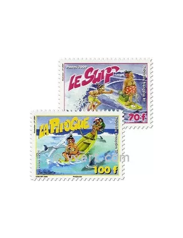 n° 876/877 - Timbre Polynésie Poste
