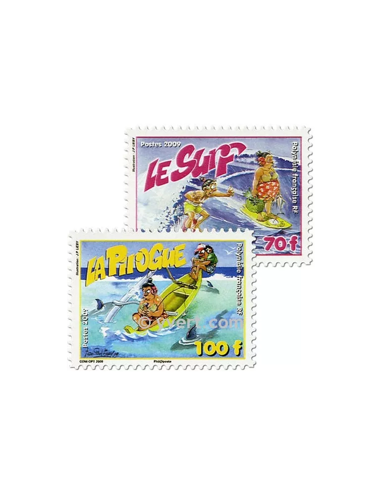 n° 876/877 - Timbre Polynésie Poste