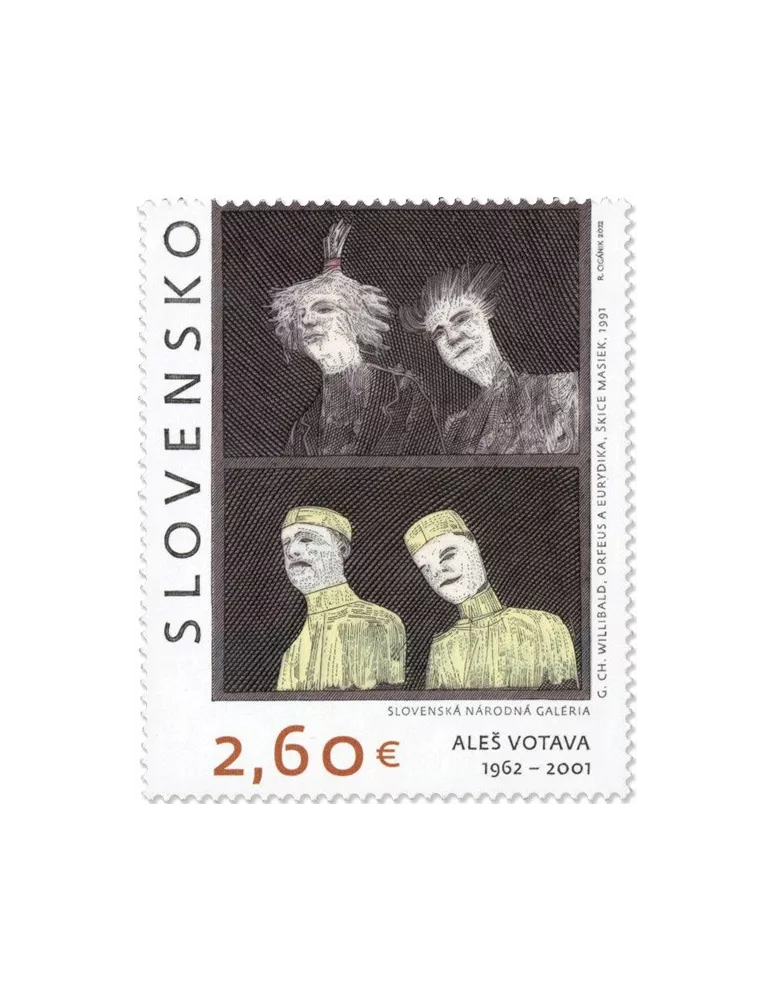 n° 861 + 862 (la paire) - Timbre SLOVAQUIE Poste