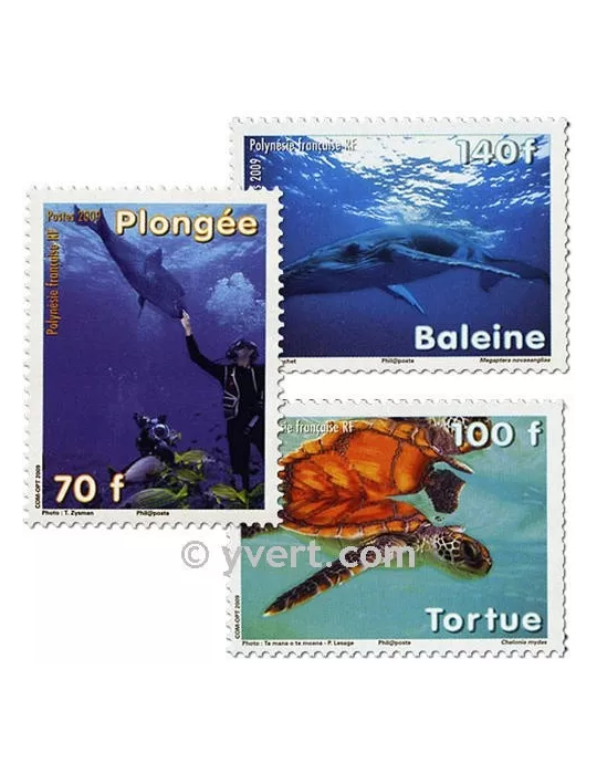 n° 879/881 - Timbre Polynésie Poste