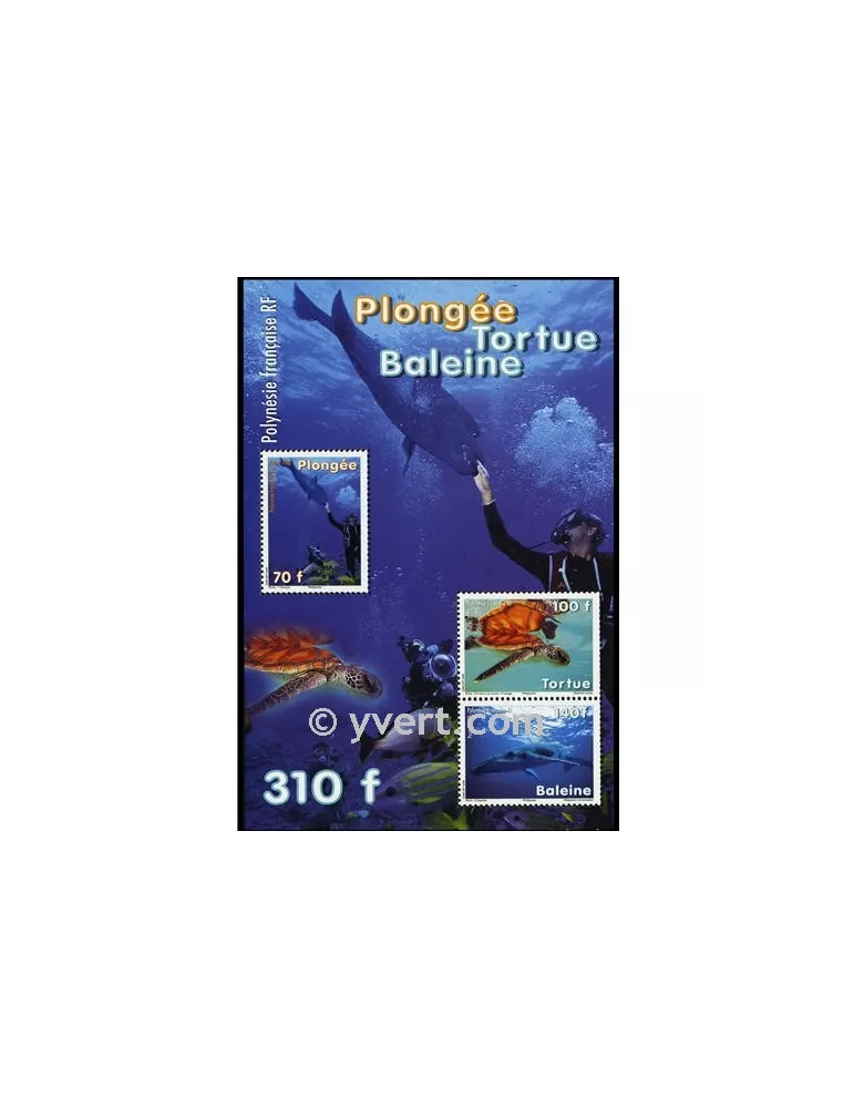 n° 35 - Timbre Polynésie Bloc et feuillets