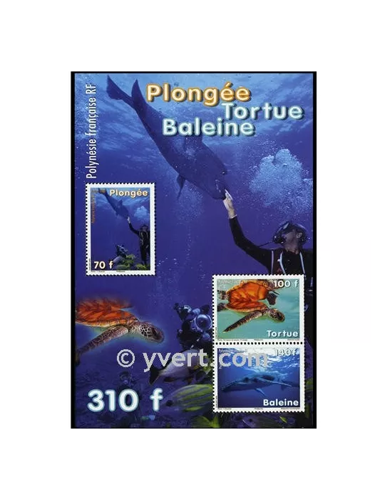 n° 35 - Timbre Polynésie Bloc et feuillets