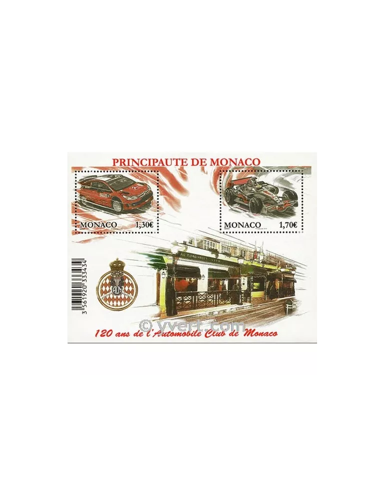 n° 2705/2706 (BF 95) - Timbre Monaco Poste