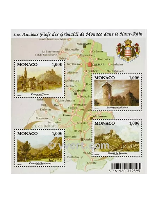 n° 2731/2734 (BF 98) - Timbre Monaco Poste