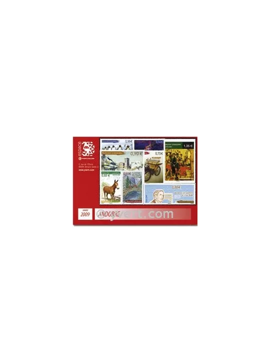 n° 666/680 - Timbre Andorre Année complète (2009)