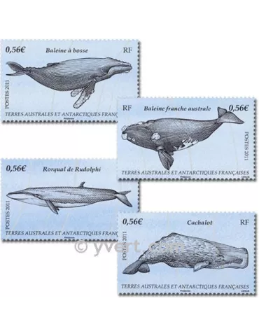 n° 587/590 - Timbre TAAF Poste 2