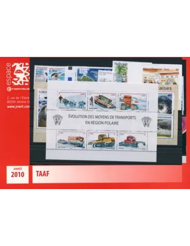 n° 552/577 - Timbre TAAF Année complète (2010)