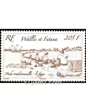 n° 741 - Timbre Wallis et Futuna Poste 2